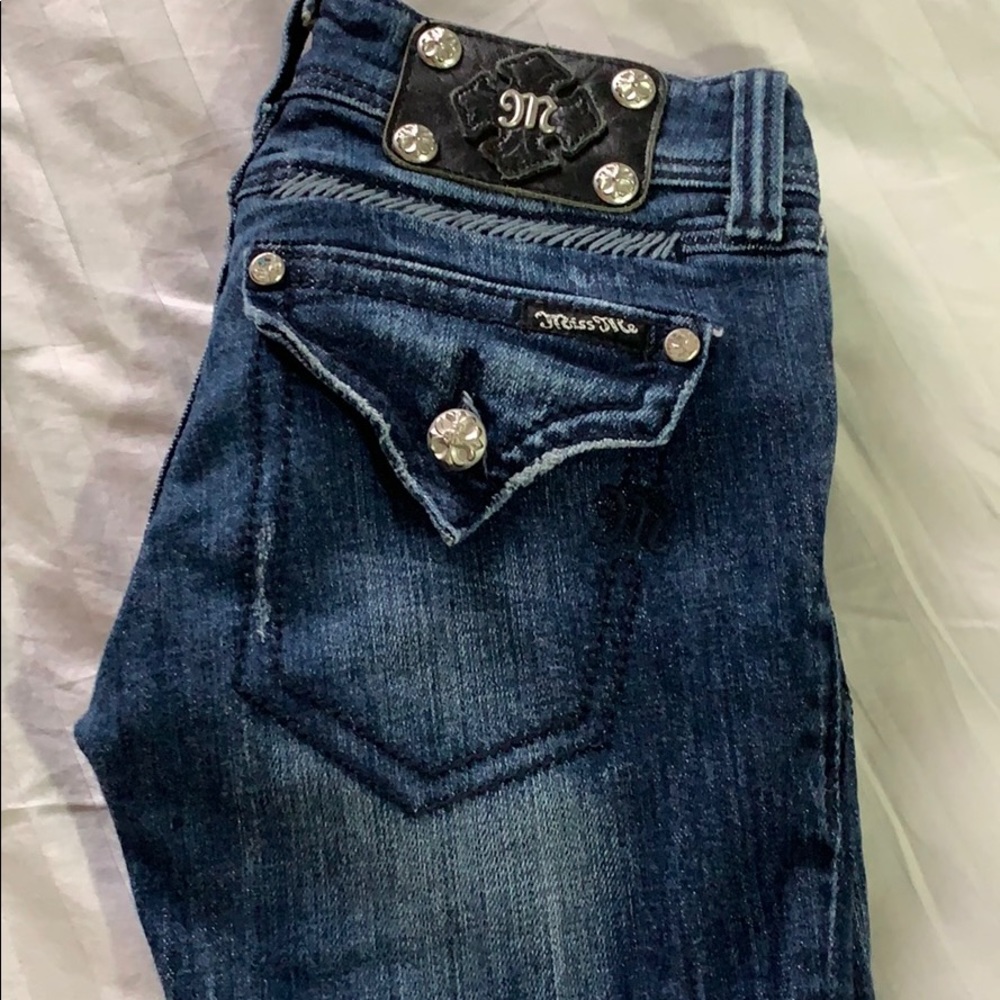 New Miss me jeans, premium fading, flap pockets